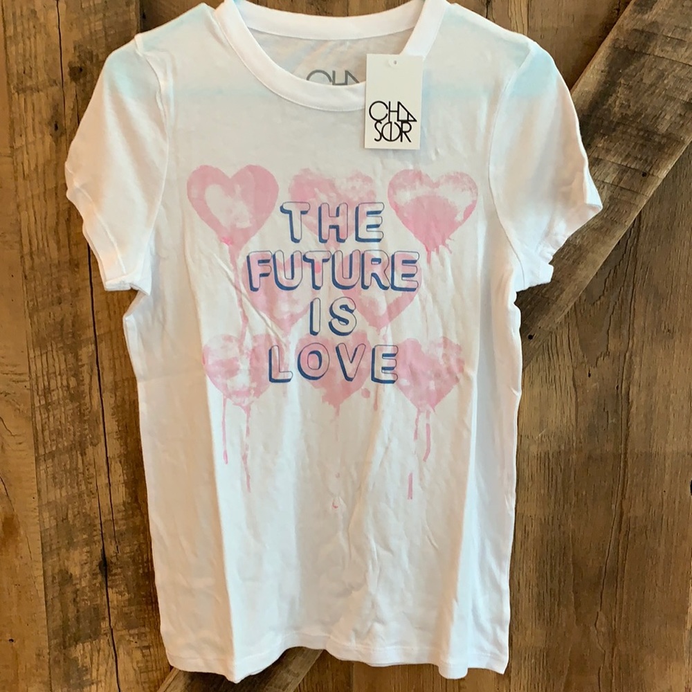 NWT Chaser The Future is Love tee size large